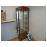 Oak Curio Cabinet
