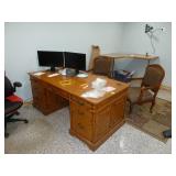 Office #3 Desk & Cabinets