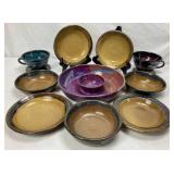 Pottery Collection - Pour Over Coffee Makers, Chip & Dip Bowl, and Plates/Bowls