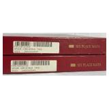 Spode Christmas Tree Green Trim Corkboard Placemats - set of 12