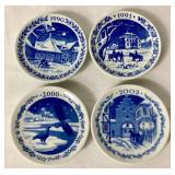 Royal Copenhagen 3" Porcelain Plates Plaquettes