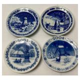 Royal Copenhagen 3" Porcelain Plates Plaquettes