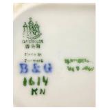 Bing and Grondahl of Denmanrk "Love Scorned" Figurine #1614 and Bing and Grondahl 1982 Annual Figurine "Girl With Ball"