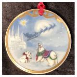 Bing and Grondal Collection - Mouse Dish #1562, 10" Cornflower Plate, Salad Plate, Saucer and Christmas Ornaments