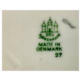 Bing and Grondal Collection - Mouse Dish #1562, 10" Cornflower Plate, Salad Plate, Saucer and Christmas Ornaments