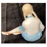 Royal Doulton Figurines "Bedtime" HN1978 and "My Pet" HN2238