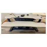 VersaDesk Power Pro Electric Height Adjustable Standing Desk Converter with Adjustable Height Desk Chair