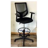 VersaDesk Power Pro Electric Height Adjustable Standing Desk Converter with Adjustable Height Desk Chair