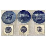 Bing and Grondahl Christmas Plates - 1960