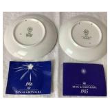 Bing and Grondahl Christmas Plates - 1980