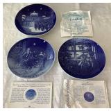 Bing and Grondahl Christmas Plates - 1990