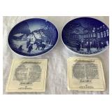 Bing and Grondahl Christmas Plates - 1990