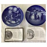 Bing and Grondahl Christmas Plates - 2000