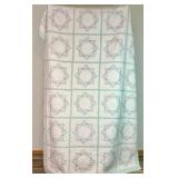Vintage Friendship Embroidered Block Quilt