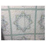 Vintage Friendship Embroidered Block Quilt