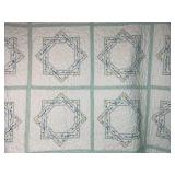 Vintage Friendship Embroidered Block Quilt