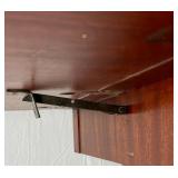 Two Drawer Claw Foot Drop Leaf Side Table