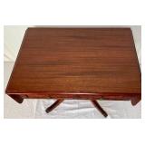 Two Drawer Claw Foot Drop Leaf Side Table