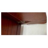 Two Drawer Claw Foot Drop Leaf Side Table