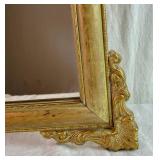Vintage Gold Ornate Corners Mirror