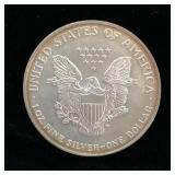 1995 Toned Walking Liberty Silver Dollar .999 Silver