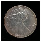 1995 Toned Walking Liberty Silver Dollar .999 Silver