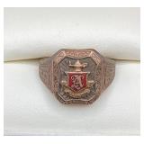 10K Gold Class Ring - Size 7