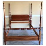 Kindel Bedroom Set - 4 Poster Full Bed, Dresser and Mirror