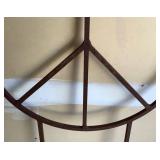 Peace Sign Iron Yard Art