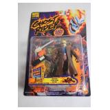 Ghost Rider Action Figure with Flame Glow and Custom Comic Book