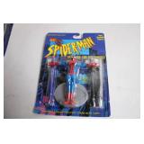 Lot of 5 Collectible Spider-Man Bendy Figurines with Toothbrushes