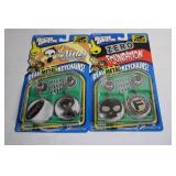 Set of 4 Tech Deck Real Metal Keychains with High Tech Clips