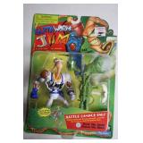 Earthworm Jim Battle Damage Action Figure - Daring Defender of Earth