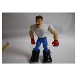 10-inch Punching Action Figure with Red Gloves