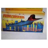 Battery Operated Flying Super Hero Toy with Attachments