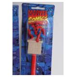 Set of 3 Novelty Character Pens - Marvel Comics and 101 Dalmatians