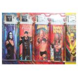Set of 5 Scripto Wrestler Themed Lighters