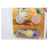 Collection of 4 Nostalgic Toy Keychains and Gadgets