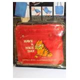 Lot of Vintage Collectibles: Star Wars Clip-A-Long, Garfield Pouch, and Power Rangers Figure