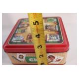 Set of 2 Decorative Tin Lunch Boxes - Clue and Harveytoons Themes