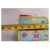 Set of 2 Decorative Tin Lunch Boxes - Clue and Harveytoons Themes