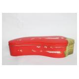 Vintage Pepper-Shaped Decorative Tin Container