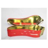 Vintage Pepper-Shaped Decorative Tin Container