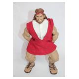 Vintage Action Figure with Red Tunic
