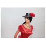 Flamenco Dancer Doll in Red Polka Dot Dress