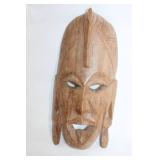 Hand-Carved Wooden Tribal Mask