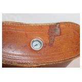 Vintage Binoculars with Leather Case and Compass Feature
