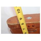 Vintage Binoculars with Leather Case and Compass Feature