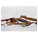 Vintage Leather Shoulder Holster with Adjustable Straps
