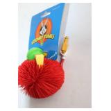 Looney Tunes Red Puffer Ball Toy with Bugsy Character